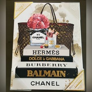 Chanel, LV canvas art-SOLD